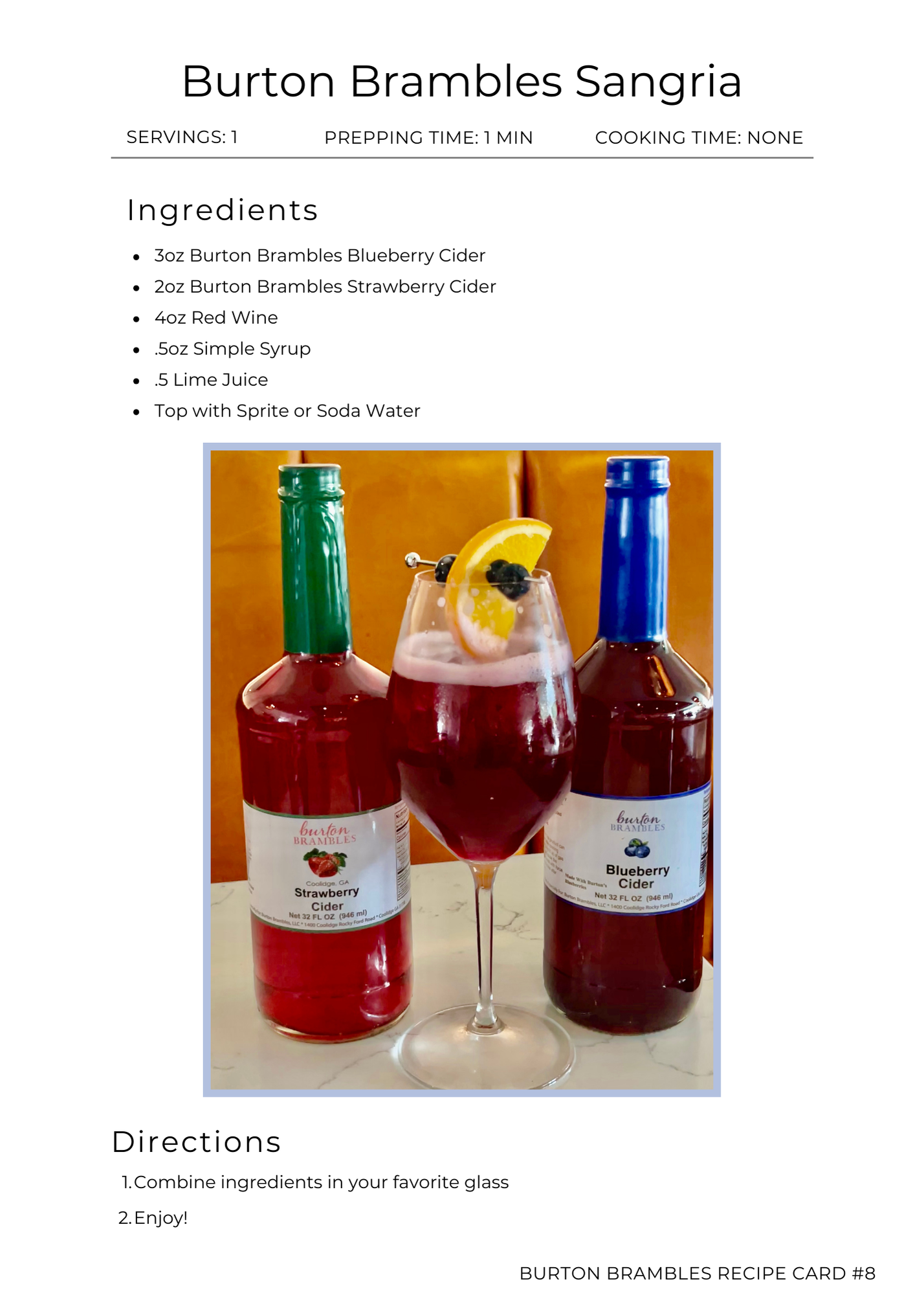 Strawberry Cider/Cocktail Mixer