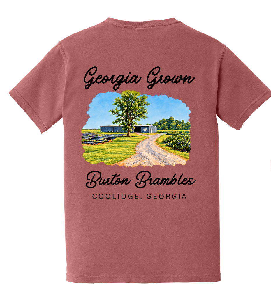 Farm T Shirt- Crimson Short Sleeve