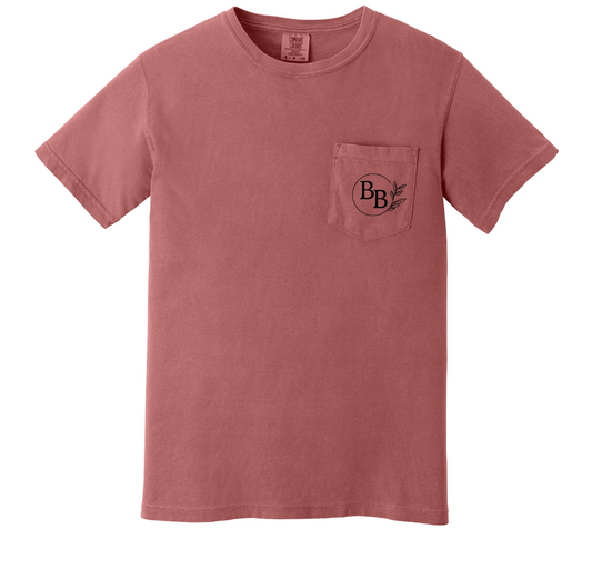 Farm T Shirt- Crimson Short Sleeve