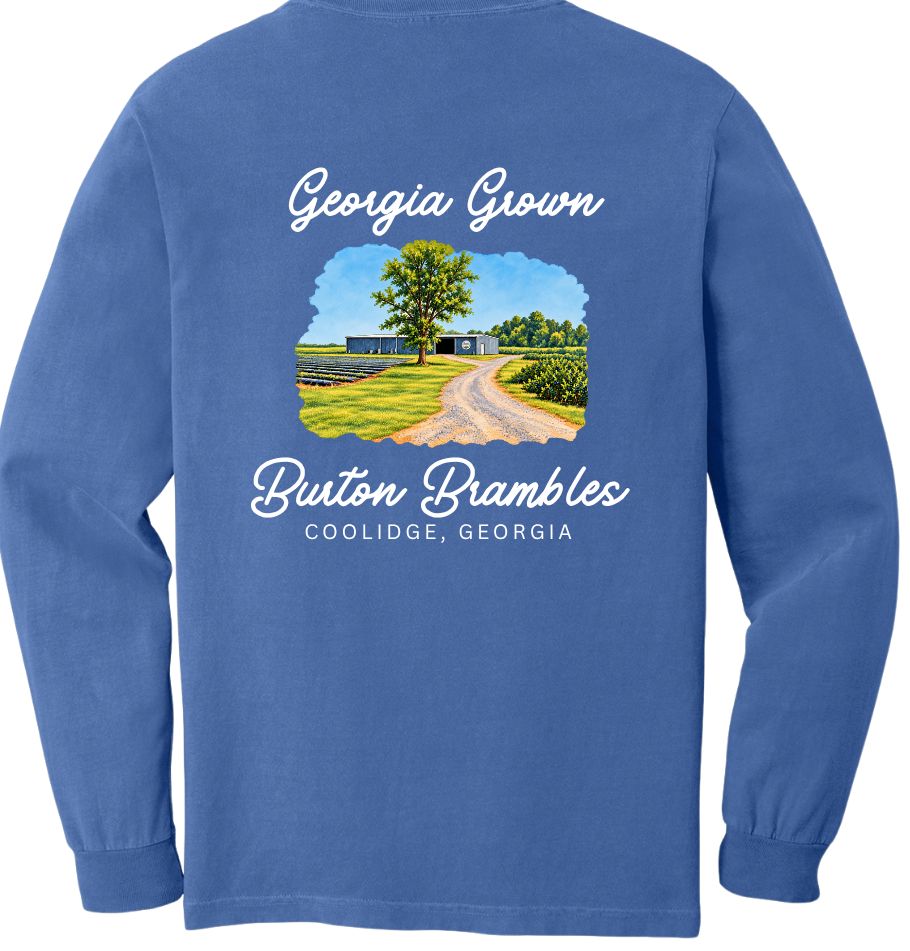 Farm T Shirt- Blue Long Sleeve