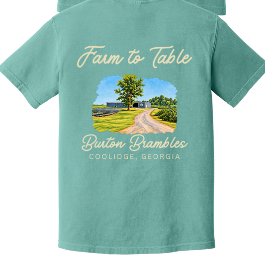 Farm T Shirt- Green Short Sleeve